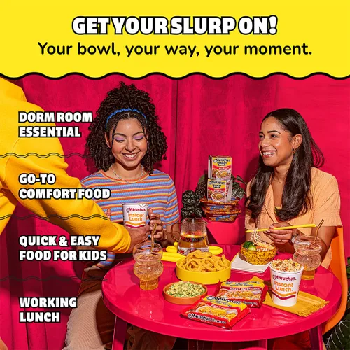 Vista 7 de Maruchan Ramen Fideos instantáneos sabor a carne de res, comidas listas para comer, 3 oz, 24