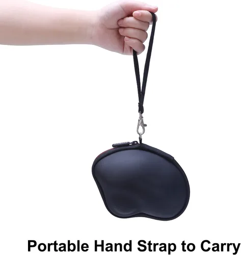 Vista 4 de LTGEM - Funda compatible con Logitech Ergo M575S / M575 / M570 Ratón ergonómico Trackball inalámbrico, bolsa de almacenamiento de viaje para Negro