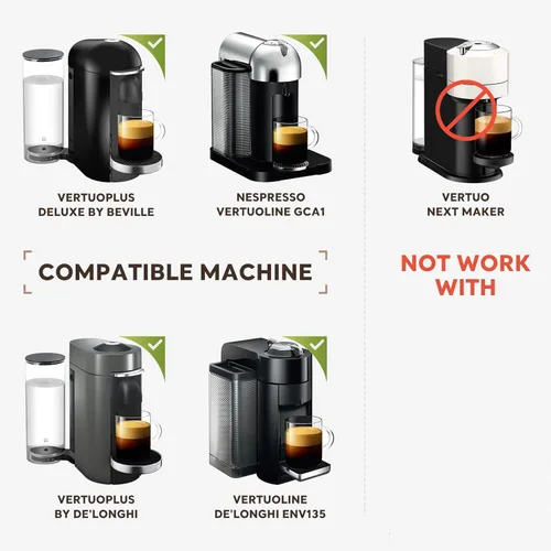 Vista 3 de Reusable Next Coffee Pods Holder Stainless Steel Refillable Filters Coffee Pods pods Only Compatible with Nespresso 3.0 Genaration