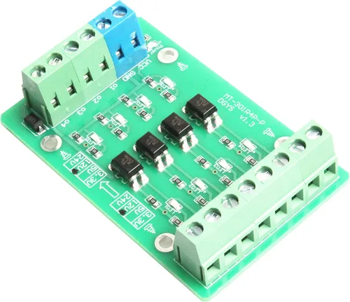 Vista 5 de NOYITO Optoacoplador de 4 canales Módulo aislador fotoeléctrico Módulo convertidor de voltaje de nivel Módulo convertidor de señal PLC PNP NPN a PNP