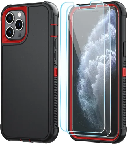 Vista 36 de SunStory Funda compatible con iPhone 11 con protector de pantalla HD, 3 capas de alta resistencia de cuerpo completo, funda protectora híbrida 3