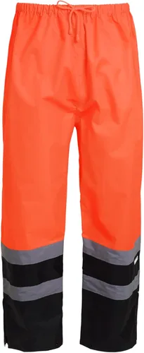 Vista 4 de JORESTECH Pantalones de seguridad impermeables de alta visibilidad: rayas reflectantes, cumplimiento ANSI y parte inferior ajustable