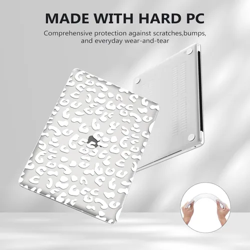 Vista 4 de iCasso Funda compatible con MacBook Air de 13.6 pulgadas versión 2024-2022 con chip M3 M2 modelo A3113 A2681, carcasa rígida protectora para Mac Air
