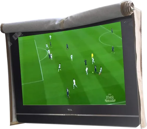 Vista 11 de Cubierta para TV de 22"-24"-26", forro resistente a los arañazos que protege la pantalla LED, mejor compatible con soportes y soportes estándar Beige