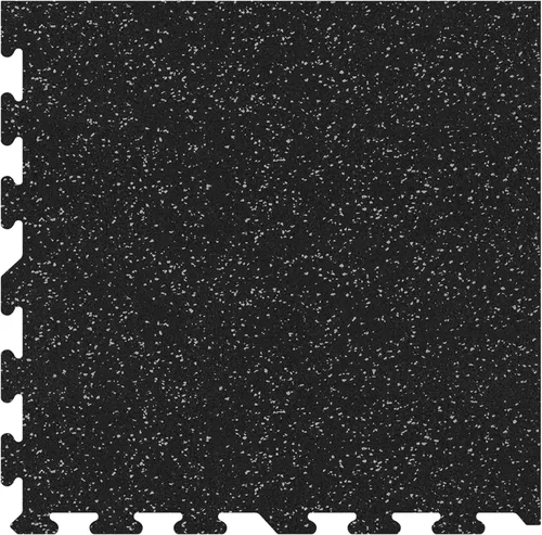 Vista 15 de Baldosa de goma IncStores robusta de 8mm, (baldosas de 58x58cm/kit de piezas para el suelo) tatami de gimnasio de goma entrelazado, para suelos