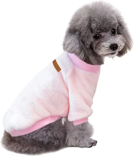 Vista 13 de Jecikelon Ropa para Perros Suéter para Perros Ropa Suave para Cachorros Ropa de Invierno Suéteres para Cachorros Atuendo Cálido para Perros Pequeños