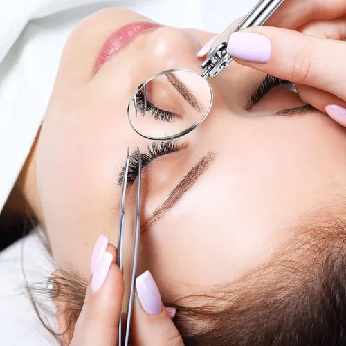 Vista 7 de 5 piezas de juego de espejos de inspección telescópicos redondos de acero inoxidable con rotación de 360 grados, herramienta de inspección ajustable