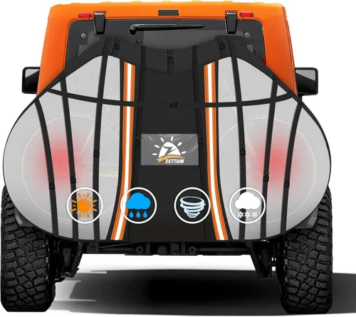 Vista 7 de Zettum Funda de bicicleta para 1 bicicleta, 600D, para almacenamiento al aire libre, impermeable y resistente, funda de bicicleta para bicicleta