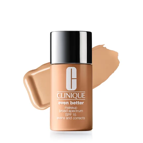 Vista 32 de Clinique Even Better Makeup Liquid Foundation SPF 15 With Vitamin C For Dry + Oily Combination Skin Types Medium Coverage + Natural Finish Evens