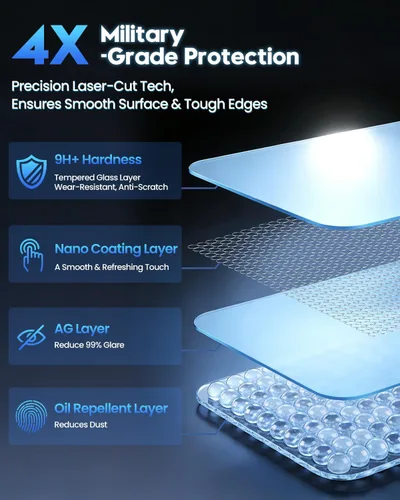 Vista 9 de Autorder Ajuste personalizado para protector de pantalla 2013-2024 2025 2026 Dodge Ram 1500 2500 3500 Accesorios vidrio templado pantalla