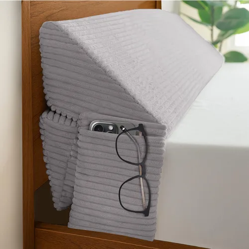 Vista 10 de HIGOGOGO Almohada de Cuña Tamaño Twin para Hueco de Cabecero - Cuña Multifuncional para Colchón Relleno de Hueco de Cama Cierra el Espacio (0-7")