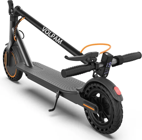 Vista 10 de VOLPAM Adult Electric Scooter, 350W/500WMotor, 8.5"/10" Solid Tires, 19/22Mph, 32/28/23/21/18/16Miles Max Range, Dual Braking