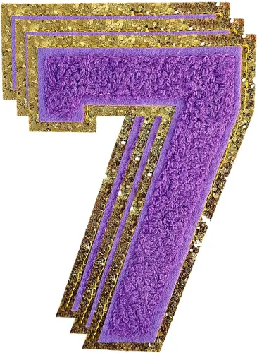 Vista 70 de 3 parches de letras de felpilla negra, parches de letras termo-adhesivas de 4-1/2", parches universitarios para ropa, S