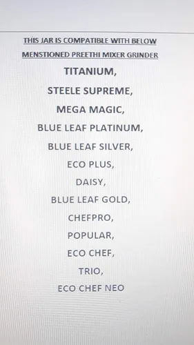 Vista 3 de Preethi MGA 513 - Tarro mezclador para Eco Twin, Eco Plus/Chef Pro y Blue Leaf, 1.50 litros, plateado