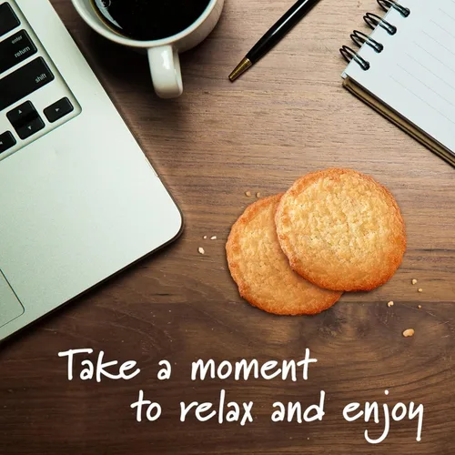 Vista 3 de Galletas de avena Galletas de mantequilla Chips de chocolate con brownie de dulce de azúcar Coco Molino de viento Galletas Voortman