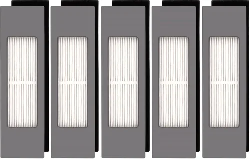 (5 piezas) Filtro HEPA N10 para robot aspirador Ecovacs DEEBOT OZMO N10 N10 Plus 920 950 T8 AIVI Max T9 T5 N5 N7 N8+ N8 Pro Plus DX55 DX93 DJ65, Kit