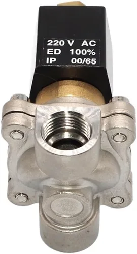 Vista 3 de 1PCS Stainless Steel 2-Way 1-inch Water Solenoid Valve NPT AC220V AC120V Normally Open 150 Degrees Celsius(G-120v Ac)