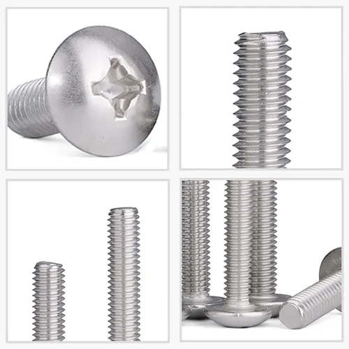 Vista 4 de Tornillos métricos de 0.157 in, 230 tornillos cortos M4 x 0.630 in de longitud, tornillos de cabeza Phillips de 0.630 in para manija de cajón