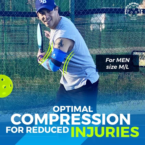 Vista 7 de Mangas de brazo de pickleball – Ajuste de compresión y protección UV – Mangas deportivas transpirables para jugadores – Tamaño M/L – 5 diseños