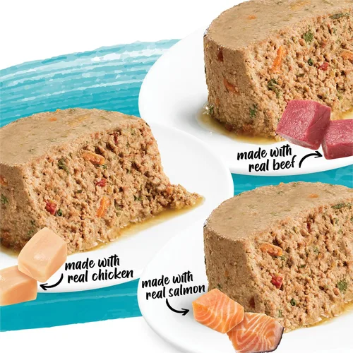 Vista 5 de Purina Beneful IncrediBites - Paquete de alimento húmedo para perros adultos, variedad