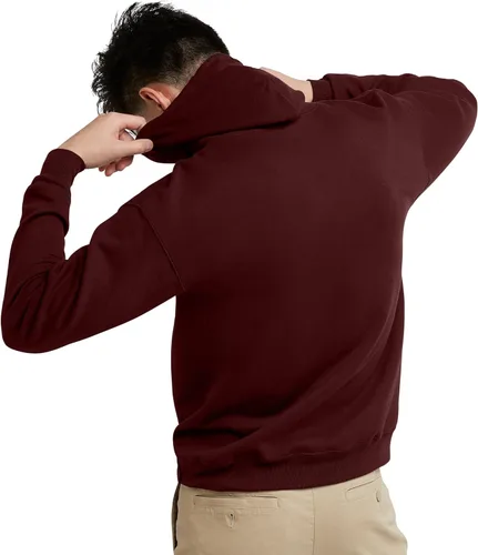 Vista 2 de Hanes EcoSmart Hoodie, Midweight Fleece, Pullover Hooded Sweatshirt for Men