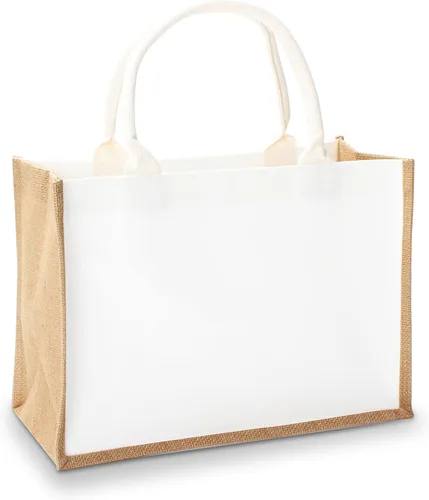 Vista 18 de Bolsas de arpillera, 14.5 x 6.7 x 10.2 pulgadas, juego de 6 bolsas de viaje, playa, boda y dama de honor