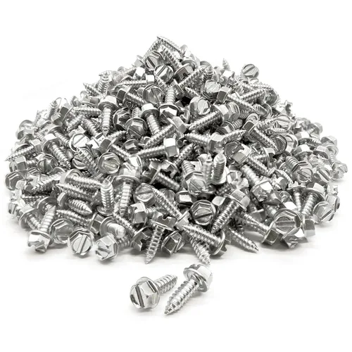 Vista 15 de BoltsandNuts.com Paquete de 4 tuercas para matrícula, tuercas de retención de nailon de 1/4 pulgadas para automóviles, camiones, SUV