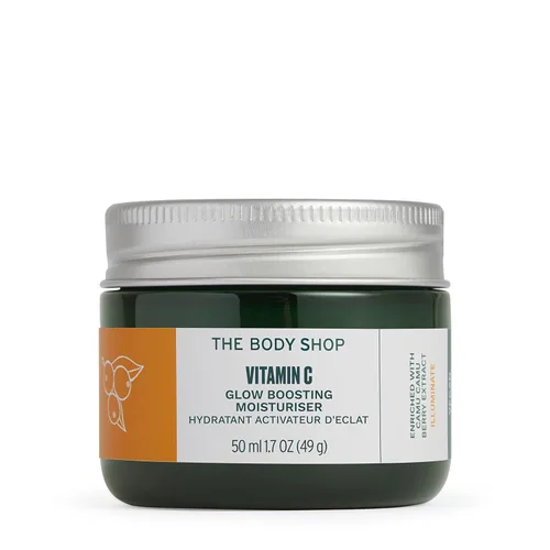 Vista 8 de Hidratante con vitamina C, brillo, elevación, crema para rostro libre de parabeno, 1.7 onzas, de The Body Shop