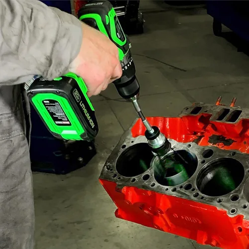 Vista 7 de OEMTOOLS 25041 Bruñidor Desglazeador de Cilindro de Motor Ajustable, Herramienta de Bruñido con 3 Piedras de Grano Medio de 4 Pulgadas, Compatible