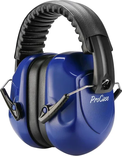 Vista 18 de ProCase - Orejeras con reducción de ruido, protección auditiva a prueba de sonido, auriculares con cancelación de ruido NRR 28dB para adultos, niños