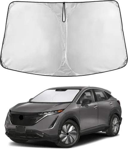 Vista 171 de Parasol para parabrisas para Rivian R1S 2022-2024 2025 compatible con EcoNour material de poliéster 240T, visera solar para coches, reflector que