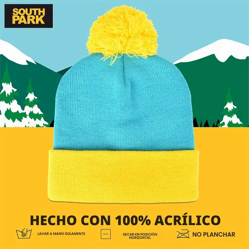 Vista 5 de Sombreros de cosplay de personajes de South Park, diseños de Stan Marsh, Kyle Broflovski, Eric Cartman y Kenny McCormick