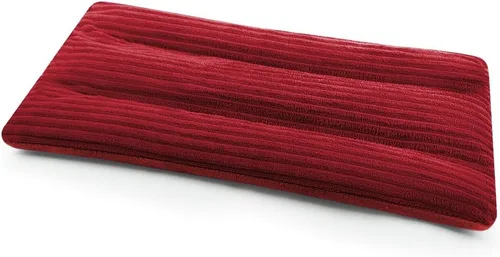 Vista 21 de Almohadilla térmica para microondas con funda lavable, almohadilla térmica de microondas de 8 x 18 pulgadas para cuello y hombros, bolsa de frijoles