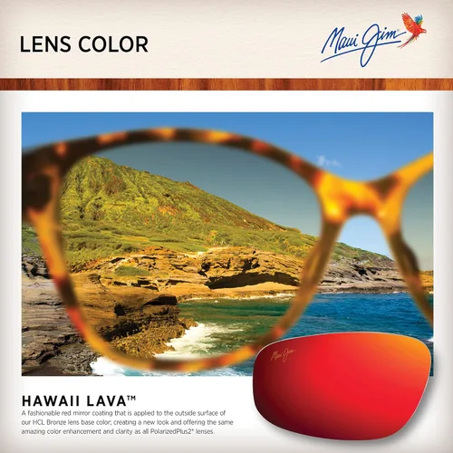 Vista 5 de Maui Jim Mens and Womens Alenuihaha Polarized Wrap Sunglasses