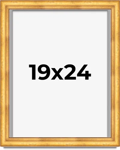 Vista 196 de Caja de sombra de 5 x 5 pulgadas, marco de exhibición biselado de hoja dorada Madera maciza 1.75 pulgadas de profundidad 1.75 pulgadas