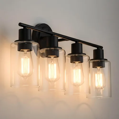 Vista 21 de Lámpara de tocador moderna de 2 luces de bronce aceitado para baño, lámpara de tocador de baño de bronce aceitado de 2 luces, aplique de pared de 2