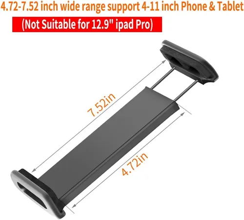 Vista 4 de Hanatora Soporte frontal para tablet de 4 a 11 pulgadas con cordón para el cuello para DJI Mavic Mini/Mini SE, Mavic 2 Pro/Zoom, DJI Mavic