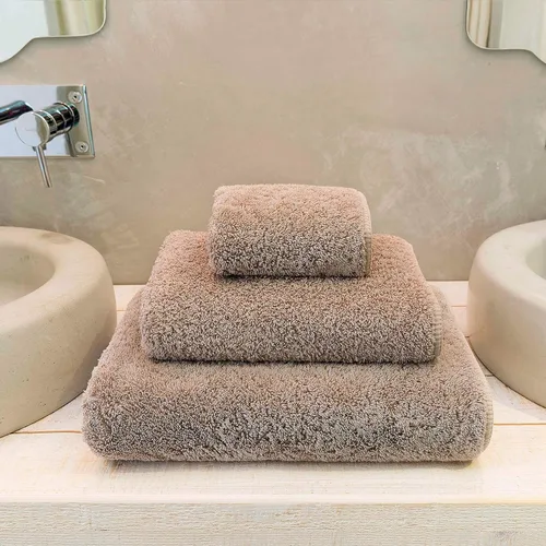 Vista 6 de Graccioza - Toallas largas de doble bucle (38 x 59 pulgadas, piedra), 100% algodón egipcio de 700 GSM, toalla de baño elegante y suave, hecha