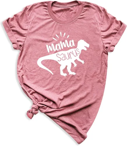 Vista 4 de Camisa Mamasaurus, camisetas familiares personalizadas a juego de Saurus, camisa de Daddysaurus, camisa de Sistersaurus, camisa Brothersaurus