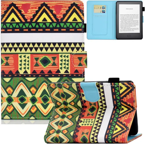 Vista 8 de Funda para Kindle (10ª generación 2019), piel sintética, delgada, ligera, con funda protectora inteligente de encendido y apagado automático