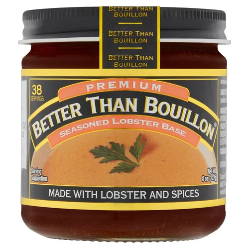 Vista 22 de Better Than Bouillon Base de langosta premium, hecha de langosta y especias seleccionadas, hace 9.5 cuartos de galón de caldo 38 porciones, 8 onzas