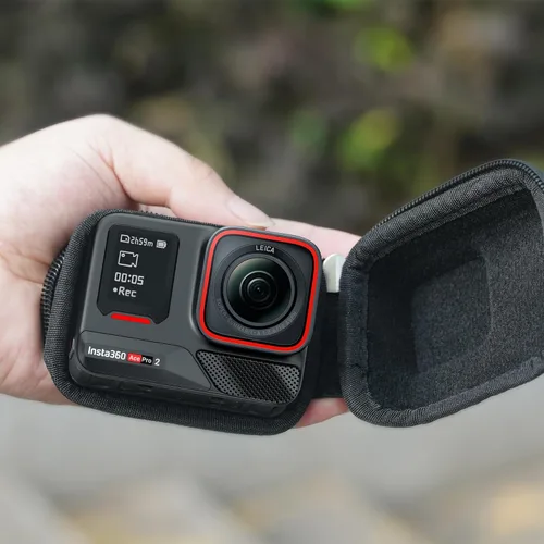 Vista 8 de Cynova Funda para INSTA360 Ace Pro 2 - Estuche rígido de almacenamiento de viaje para cámaras de acción, compatible con Insta360 Ace Pro, GoPro Hero