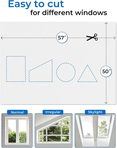 Vista 4 de Sumobaby Cortinas opacas para dormitorio, 50 x 57 pulgadas, cortinas opacas portátiles sin taladrar con cintas mágicas resistentes al calor