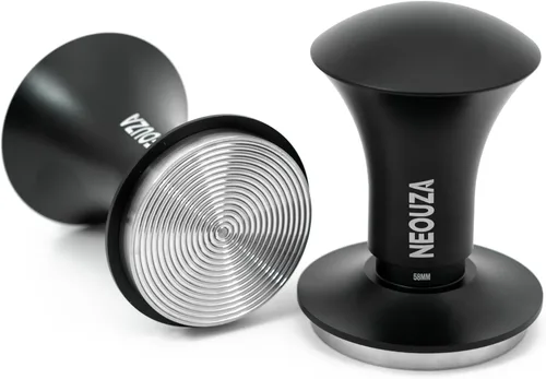 Vista 8 de NEOUZA Espresso Tamper V2 2.000 in Dual Calibrado Muelle Cargado para Cafetera Portafiltro, Anti Deflexión de Presión, Mango Refinado, Base