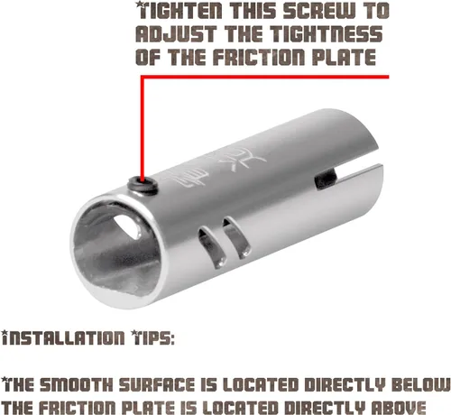 Vista 4 de EMERBU Gel Splat Blaster HopUp de metal ajustable de la serie EMERBU Pro - Aumenta el rango y estabiliza la trayectoria