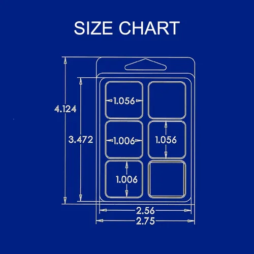Vista 3 de Apple Maple Bourbon - Cera vegana vertida a mano fuertemente perfumada, 12 cubos de cera perfumada, 6.4 onzas en 2 paquetes de 6