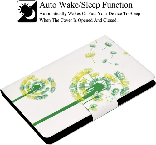 Vista 2 de Funda para Kindle Paperwhite, ranuras para tarjetas ligeras y delgadas con funda de encendido y apagado automático para Yaxa Kindle Paperwhite