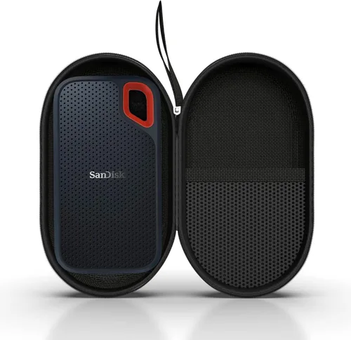 Vista 2 de Agoz Funda protectora rígida para SanDisk SDSSDE60-500G-G25 (morado)