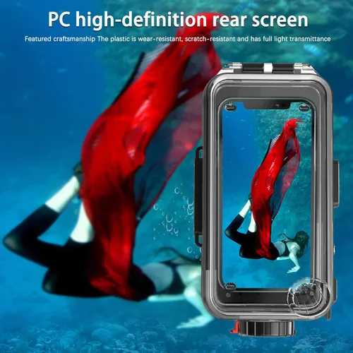 Vista 2 de Sea frogs Carcasa impermeable para teléfono compatible con iPhone y Android Molile IPX8 131.2 ft/130 pies, profundidad máxima de buceo, funda