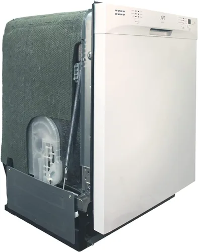 Vista 4 de SD-6501W: Lavavajillas de bañera alta de acero inoxidable incorporado de 24 ″ Energy Star con secado térmico - Blanco